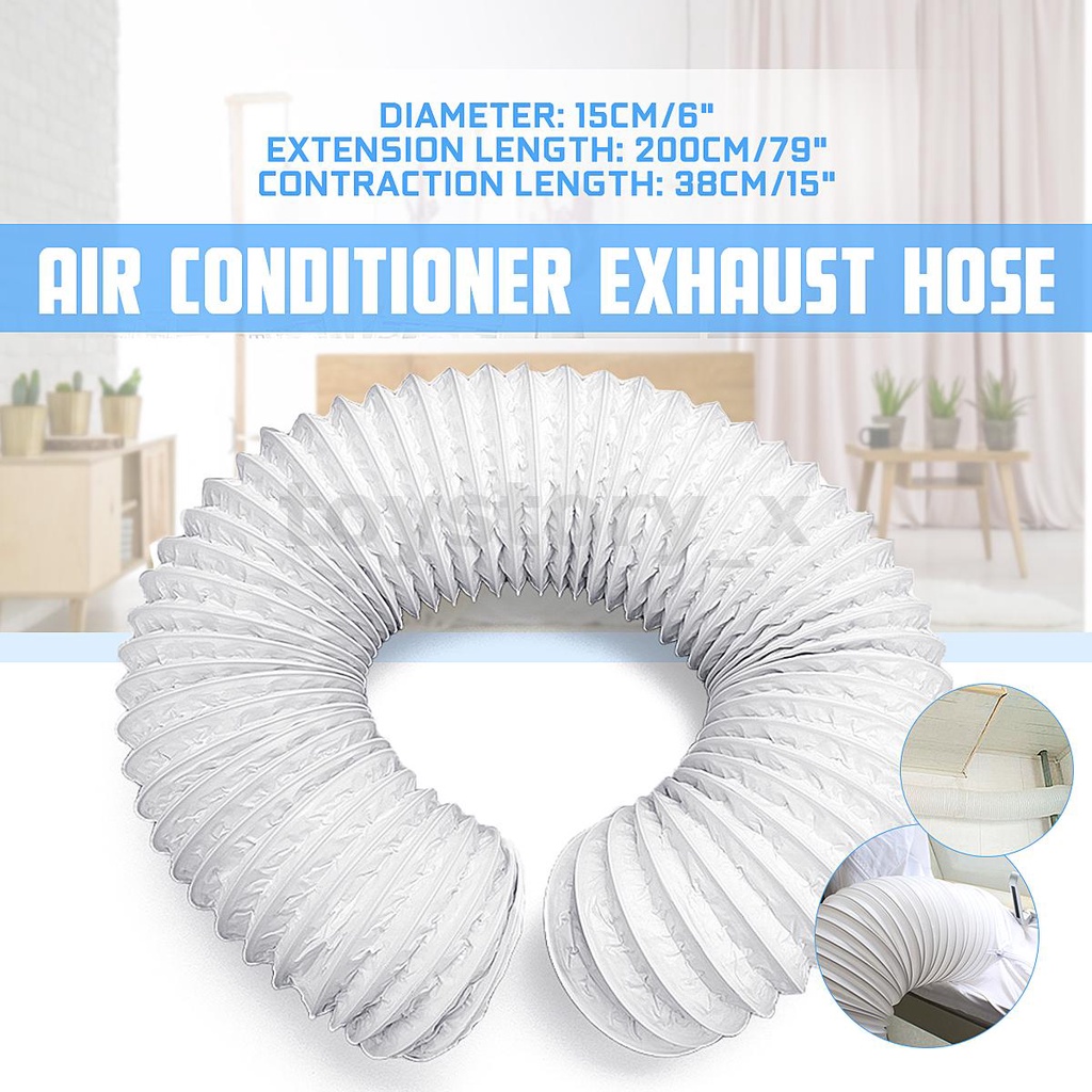 C Flexible Portable Air Conditioner Exhaust Vent Hose Dryer Pipe