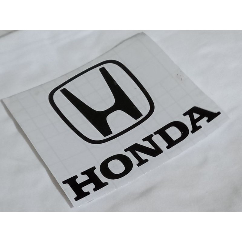 Honda Logo Vinyl Car Motor Sticker Shopee Philippines