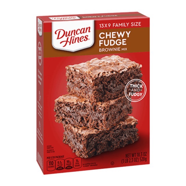 Duncan Hines Chewy Fudge Brownie Mix | Shopee Philippines