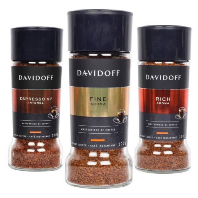 Authentic Davidoff Instant Coffee Fine Aroma & Rich Aroma | Shopee ...