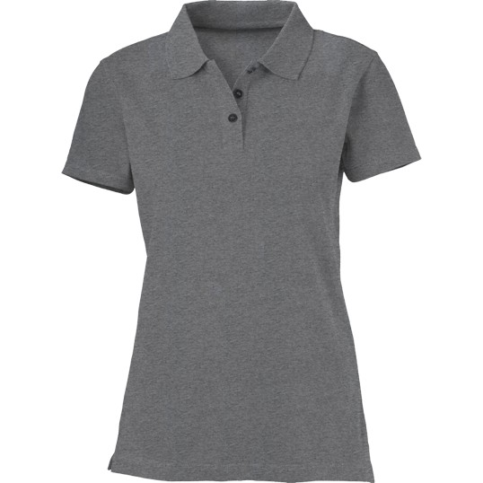 gray polo shirt girl