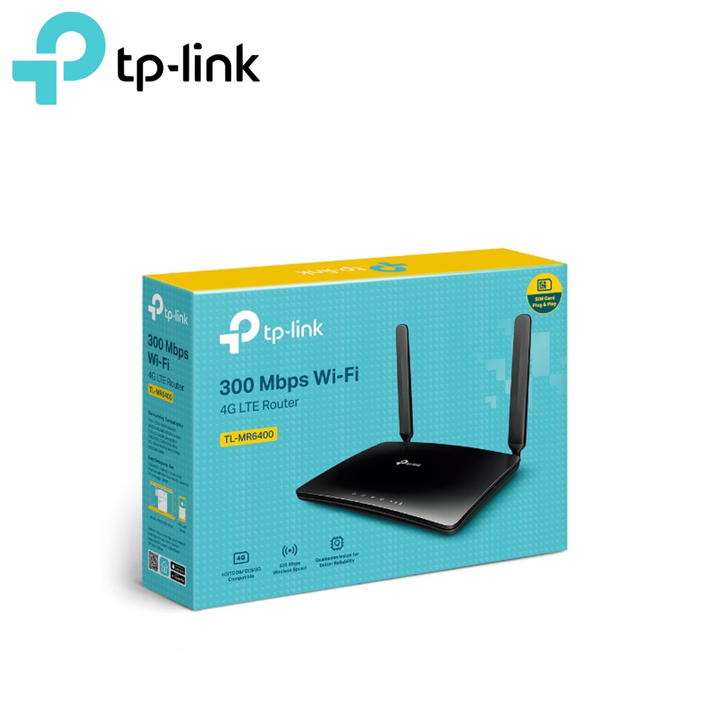 TP-Link Tl-Mr6400 300 Mbps Wireless N 4G Lte Router | Shopee Philippines