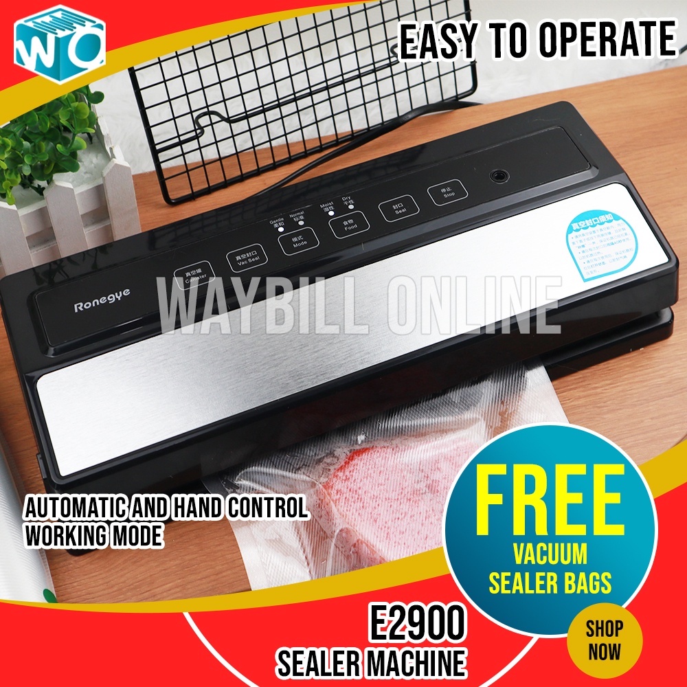 Household Food Vacuum Sealer Machine Heat Sealing Machine Impulse FREE