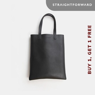 Straightforward DVL Portrait Tote Bag (with Magnetic Snap)