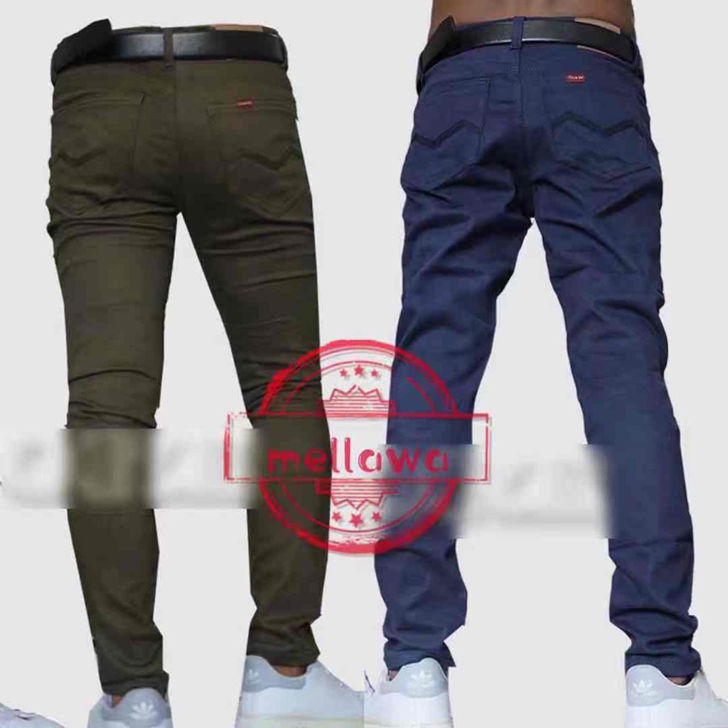 Jag basic pants for men jeans skinny stretchable black//Army Green/Dark ...