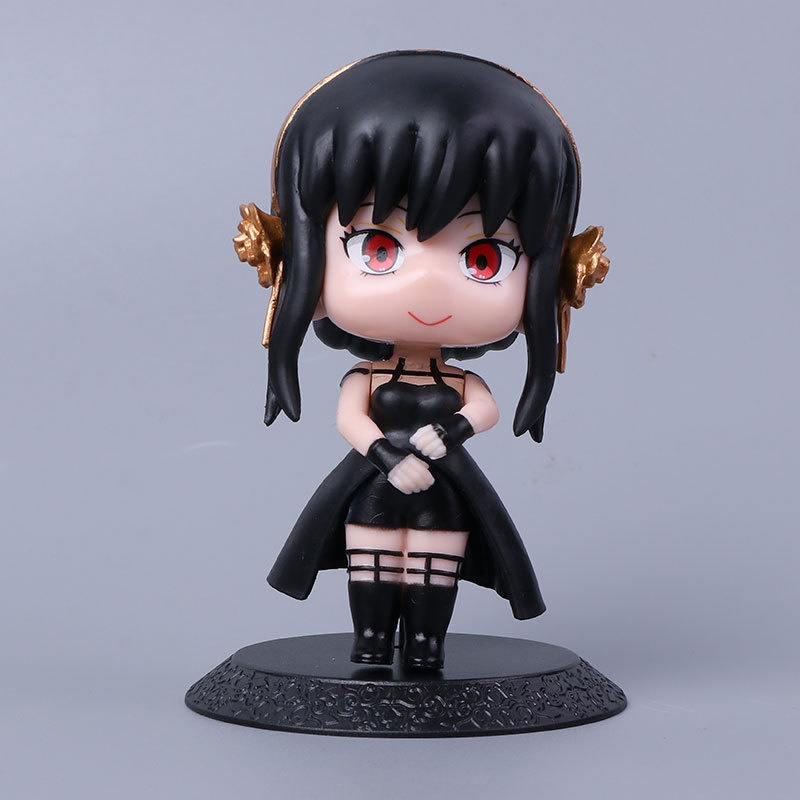 1-6Pcs PVC Anya Spy X Family Loid Yor Forger Chibi Anua Anime Figure ...