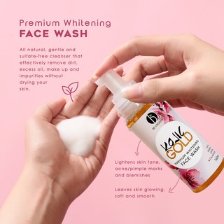 Be Organic Kojic GOLD Premium Whitening Face Wash 160ml ( Anti-Acne & Exfoliating ) #4