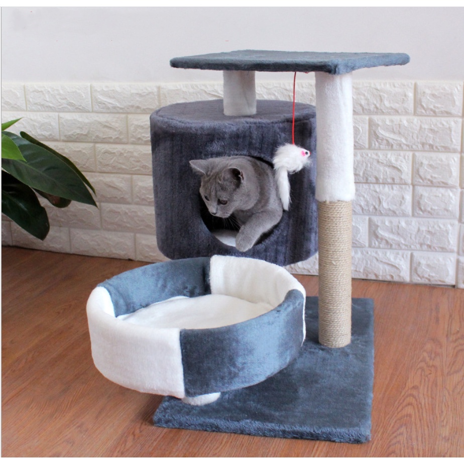 Cat Climbing Frame Scratching Pole Cat Cage Cat Villa Cat Scratch Trees/Cat Condo Cat Jumping Platfo #3