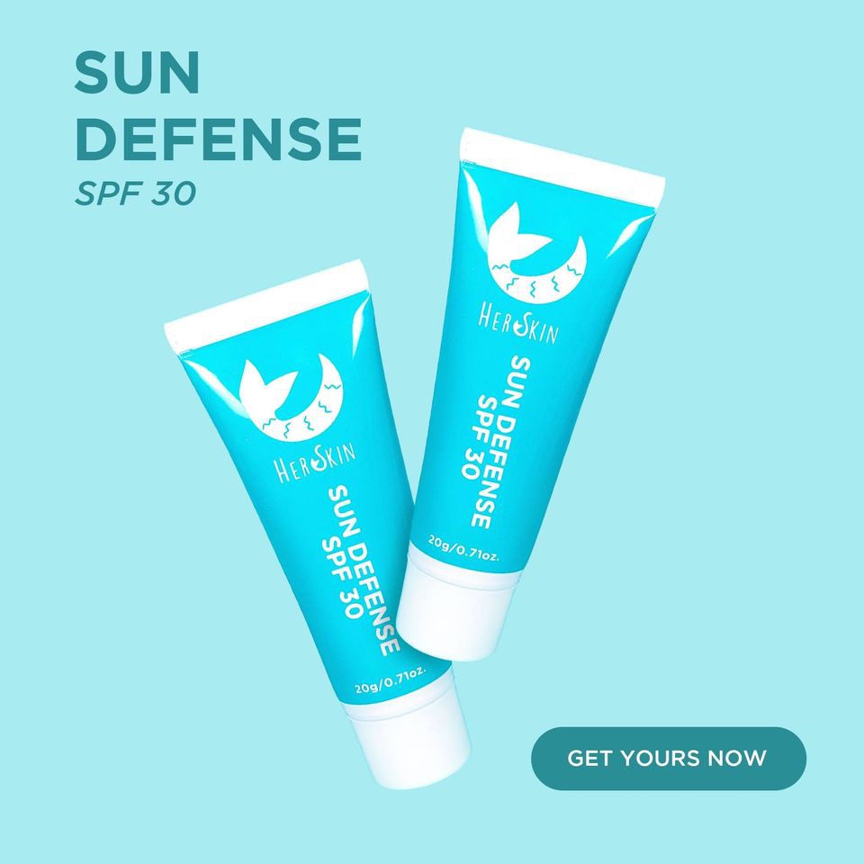 HER SKIN Sun Defense SPF 30 20g| COD with Freebie| Simply Jhade PH