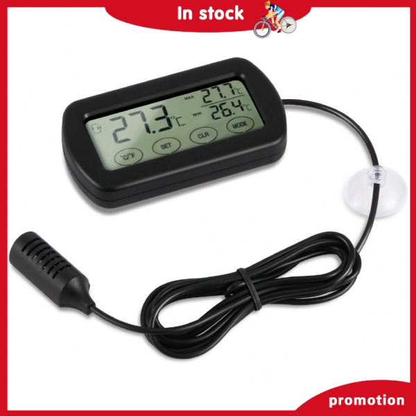 Mini LCD Digital Incubator Thermometer Hygrometer Remote Meter America