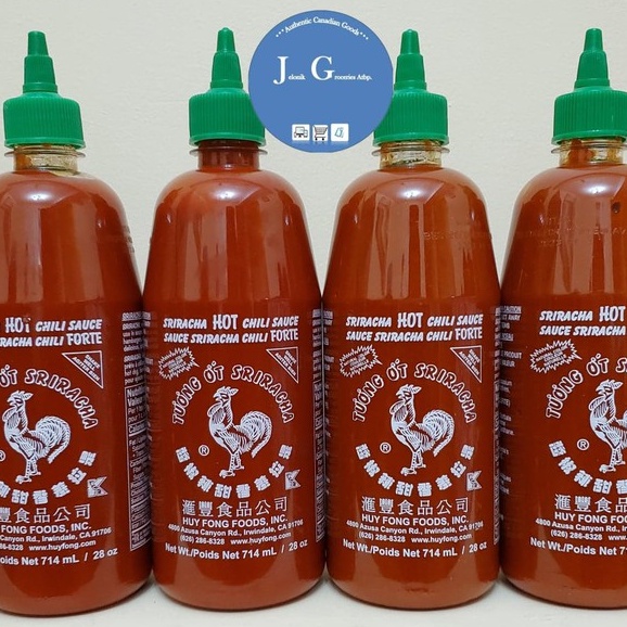 The Original Sriracha Hot Chili Sauce 714ml CANADA Shopee Philippines