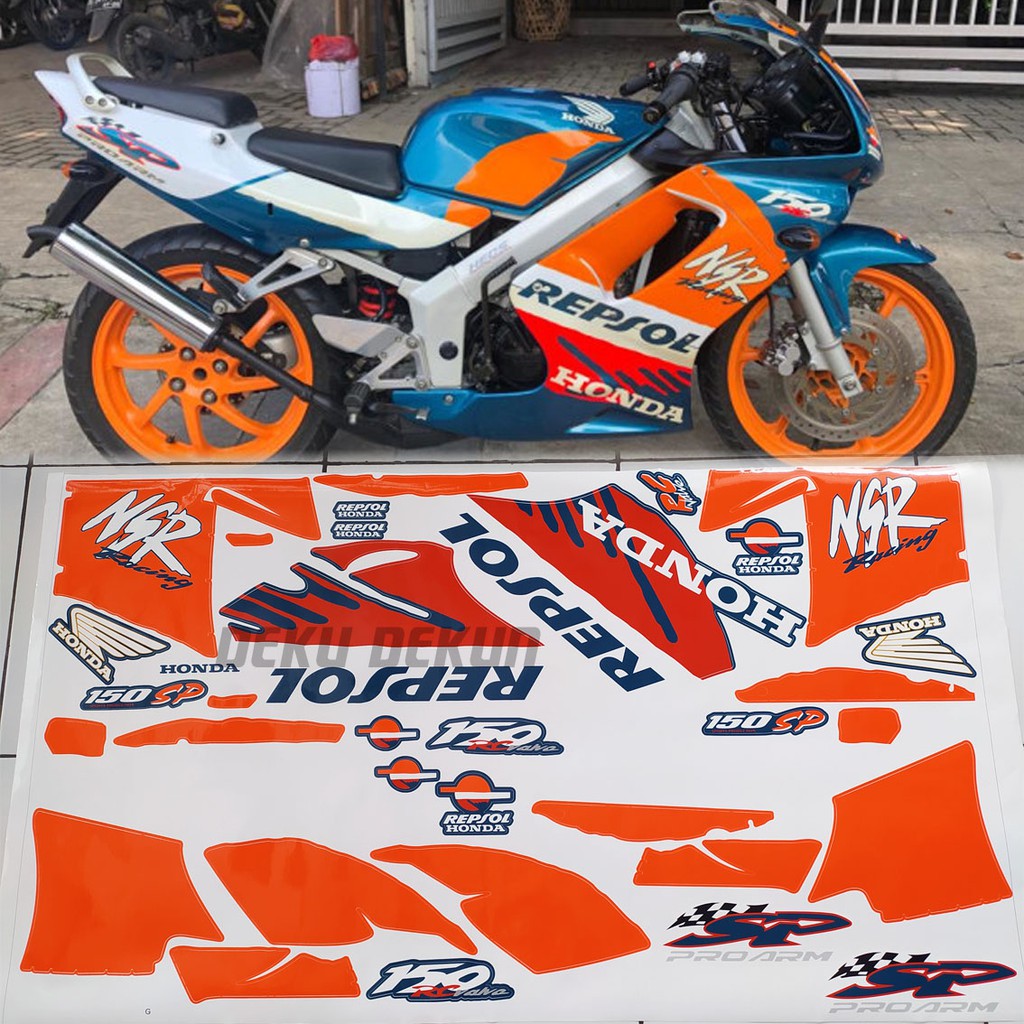 Motorcycle Striping Sticker For Honda Nsr Sp Repsol Shopee Philippines