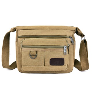 vintage canvas messenger crossbody bag