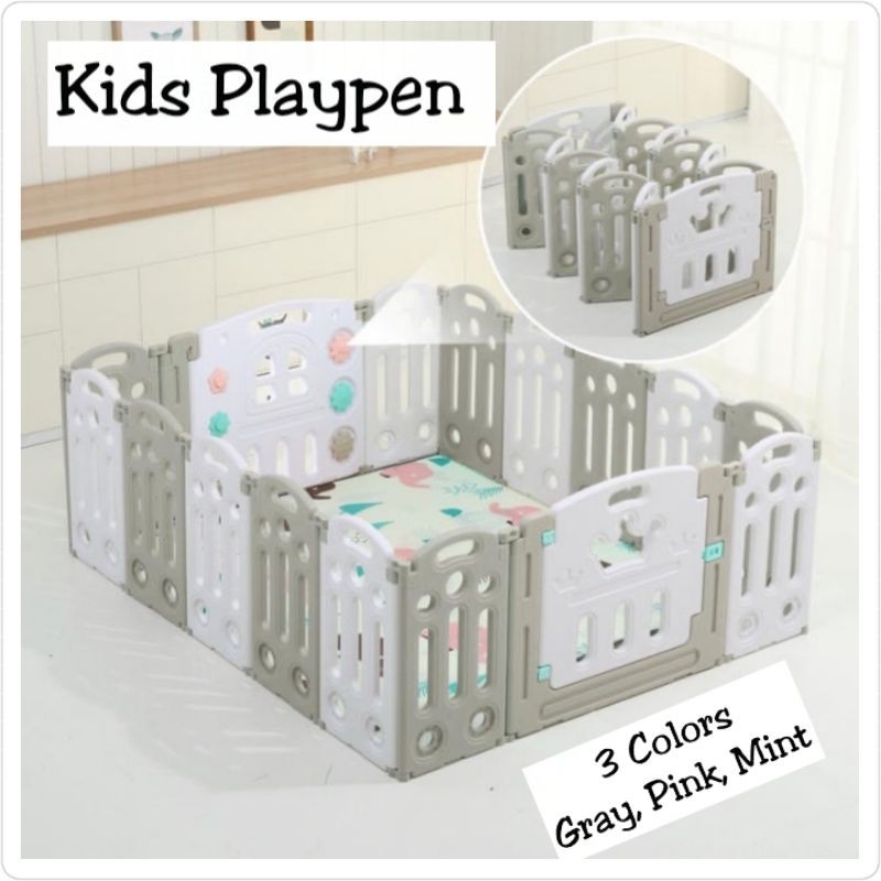 14 panel baby playpen