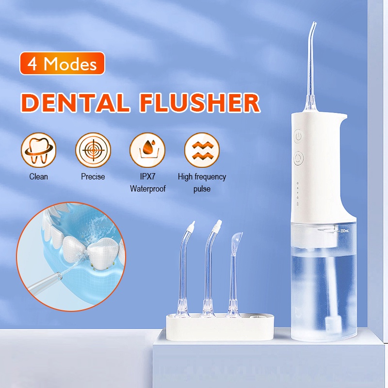 Xiaomi Oral Irrigator 200ML Electric Water Flosser Portable Dental Flusher Bucal Tooth Cleaner