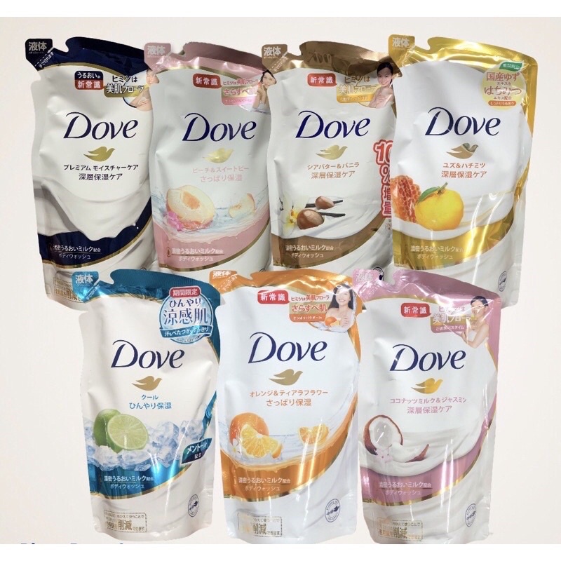 Dove Body Wash Refill 360g and 720g made in Japan Shopee Philippines