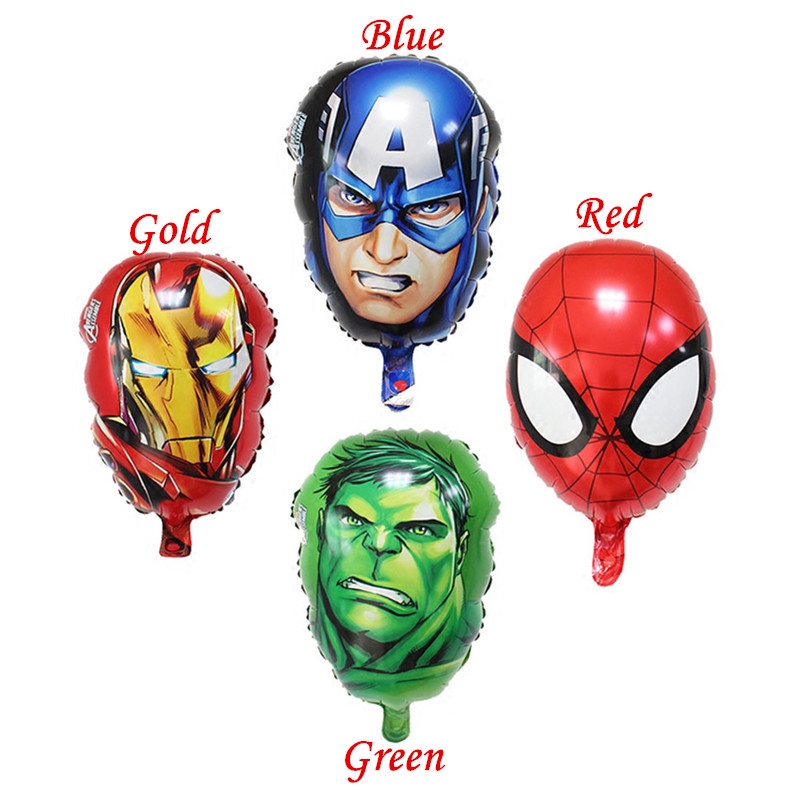 SPIDERMAN Superhero Marvel LARGE Foil Balloon Helium Kids Party Birthday baloons