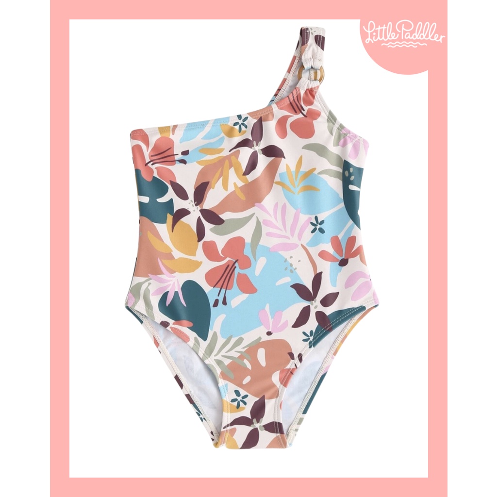 Little Paddler Swimsuit for Kids Little Venus Floral One Piece Swimsuit ...