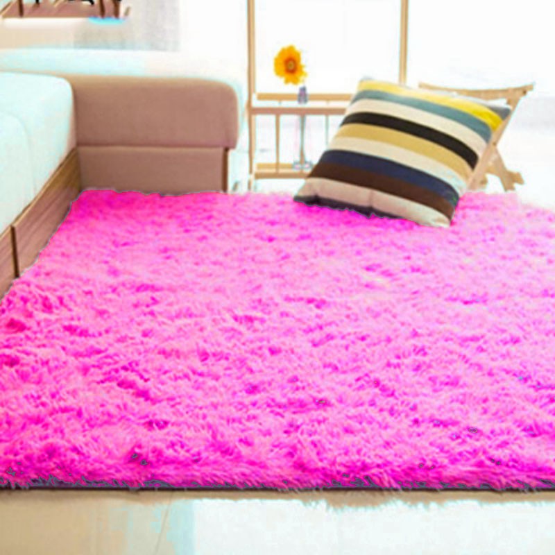 80 X 120 Cm Soft Fluffy Anti Skid Shaggy Floor Mats Rugs Bedroom Bathroom Carpet Set A