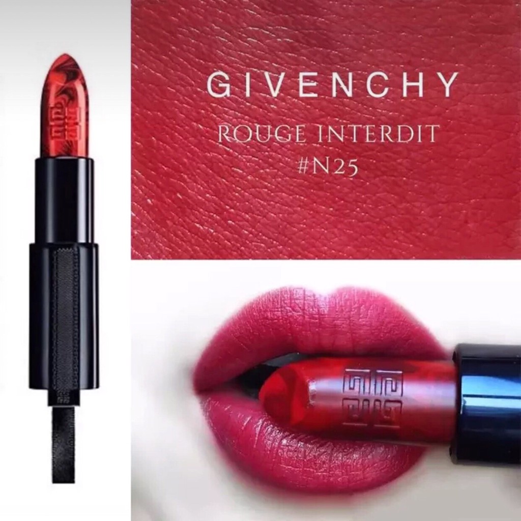 givenchy rouge interdit marble