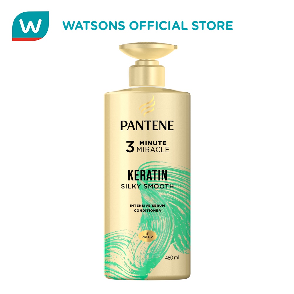 PANTENE Keratin Smooth 3Minute Miracle Conditioner 480ml +*d Shopee