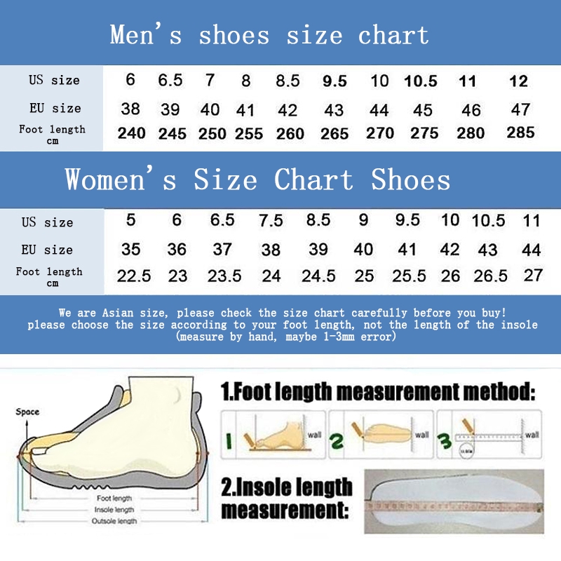 eu foot size to ph