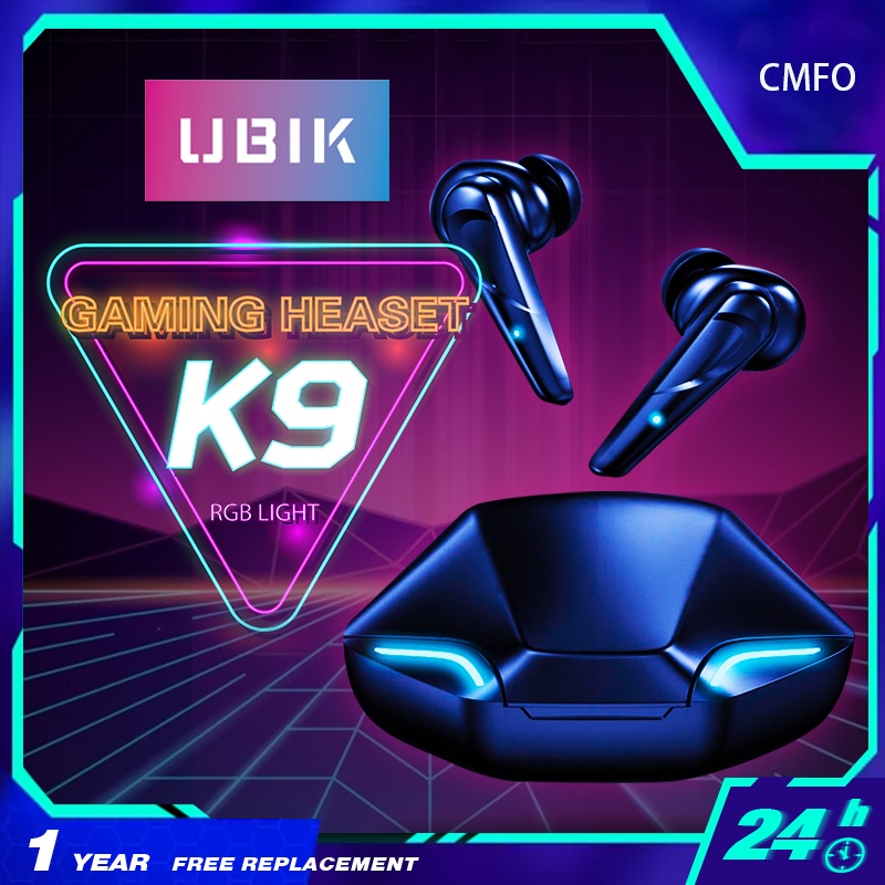 UBIK K9 Wireless Bluetooth Earphone Gaming Earbuds Game/Music Dual Mode