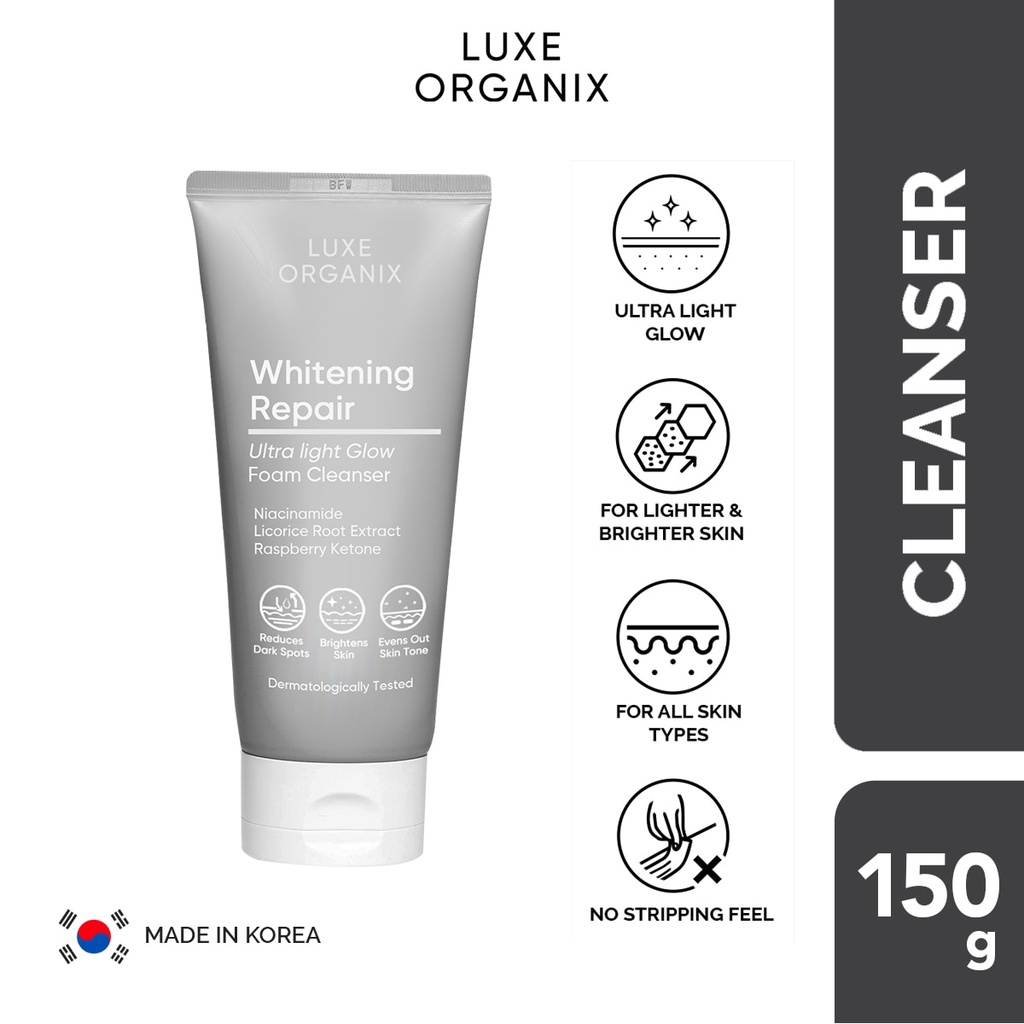 Luxe Organix Whitening Repair Cleanser Niacinamide 2% Cleanser 150ml ...