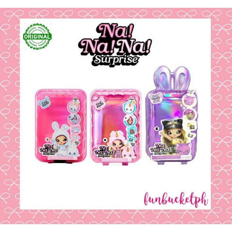 Na Na Na Surprise Série 2 Symbole ORIGINAL Na!Na!Na! Surprise 2-in-1 Fashion Doll & Plush Pom - SEASON 1