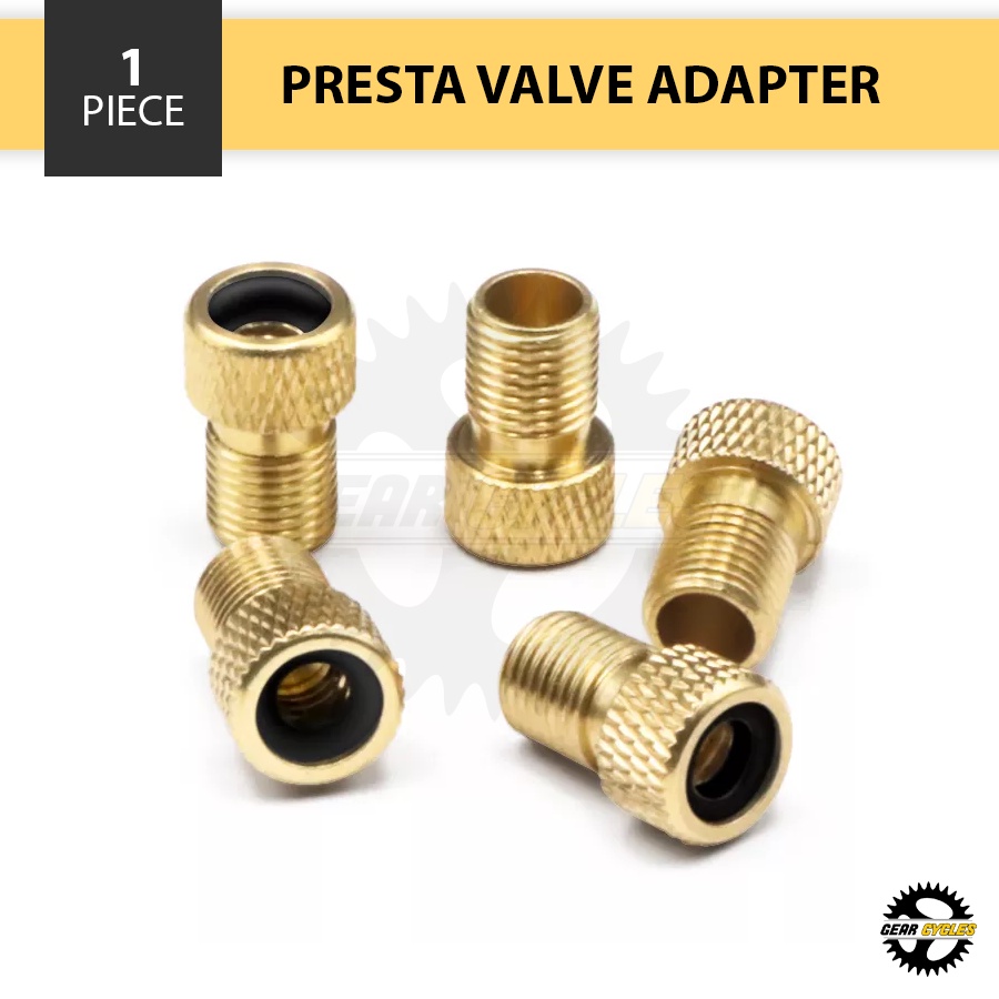 Presta to Schrader Valve Converter Adapter Mountain Road Bike MTB