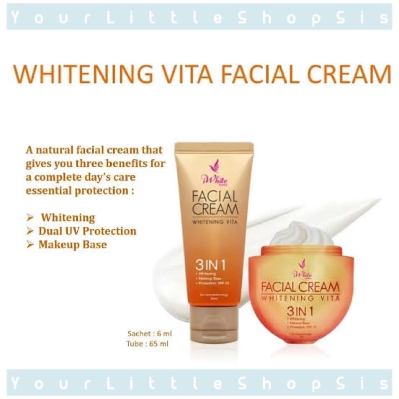 iWhite Facial Cream Makeup Base Day Cream Conceal Blemishes Dark Spots