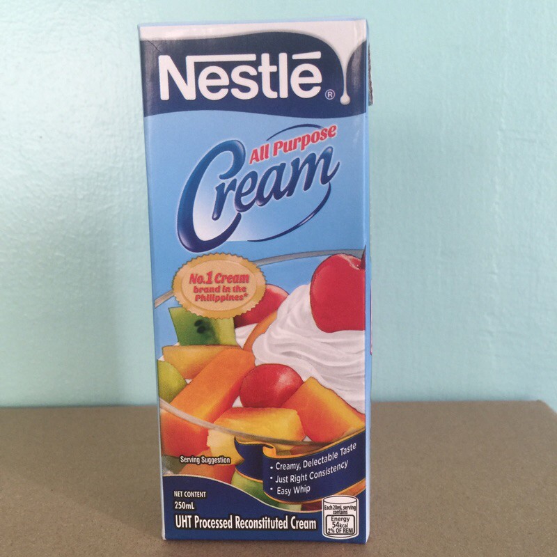 Nestle All Purpose Cream 250mL pack Shopee Philippines