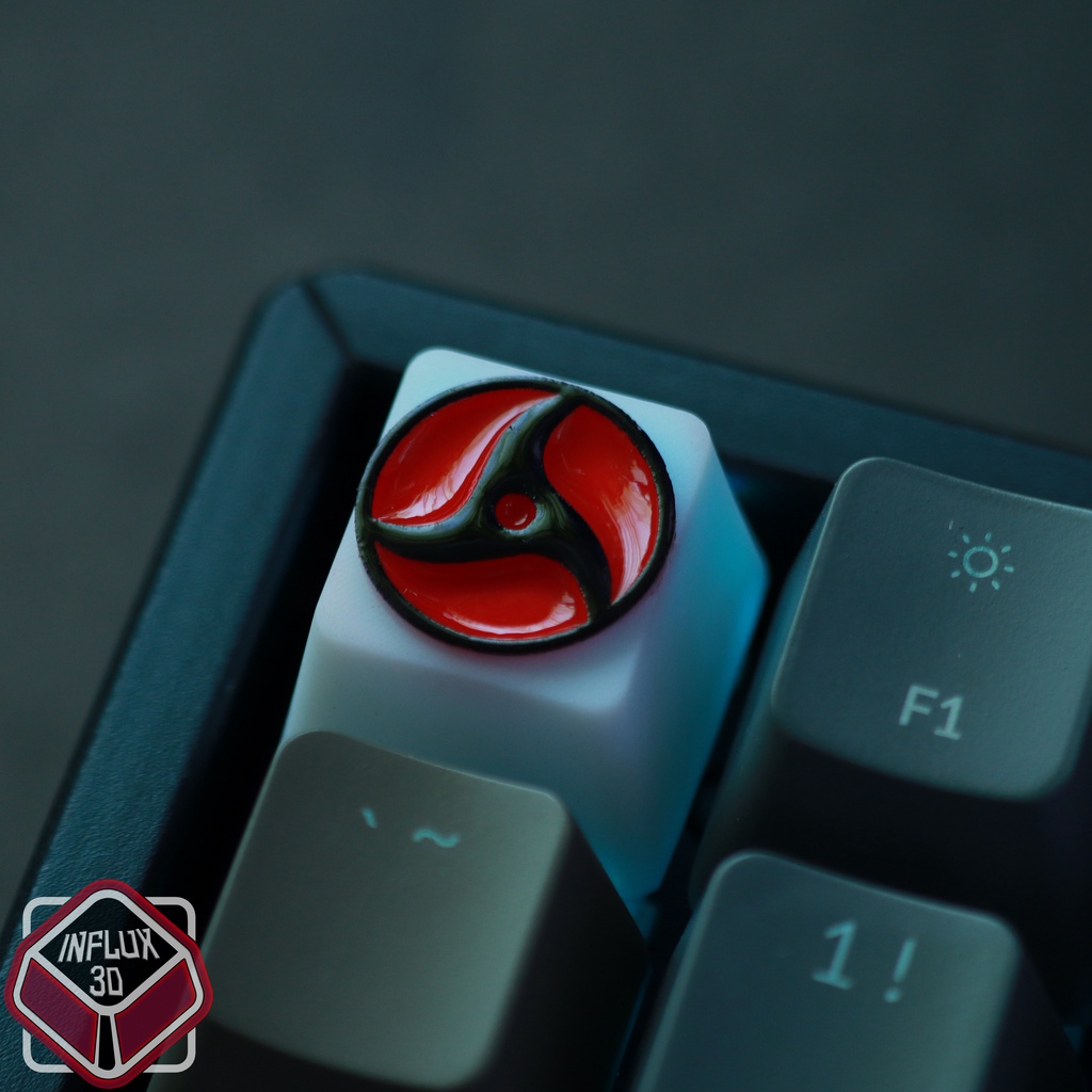 Naruto Sharingan Itachi Mangekyo Keycap Mechanical Keyboard Shopee