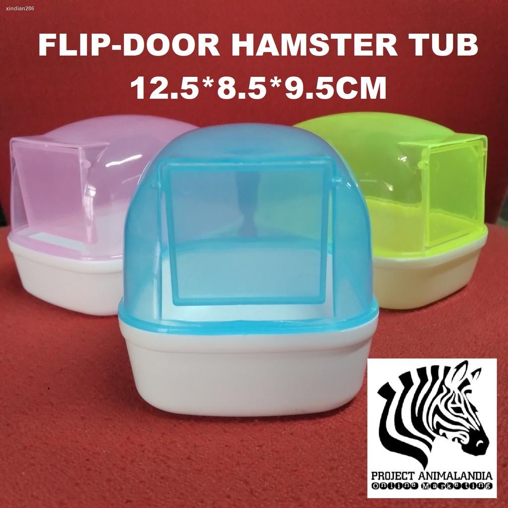 HAMSTER Plastic Bath Tub Litter Play Potty Container Bathroom Shopee