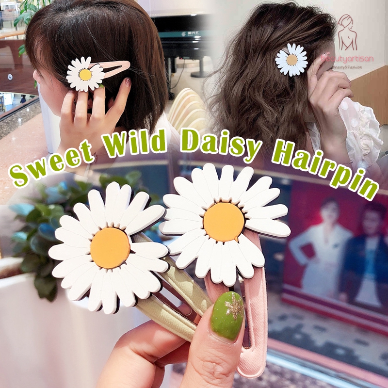 cute flower hair clips