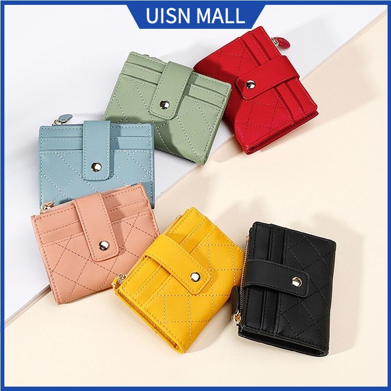 UISN #6426 Women Wallets Fashion Zipper Card Holder Women Leather Purse ...