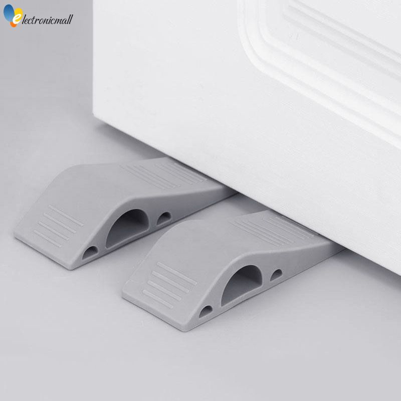 3pcs Rubber Wedge Door Stop Stopper Holder Guard Safety Protector