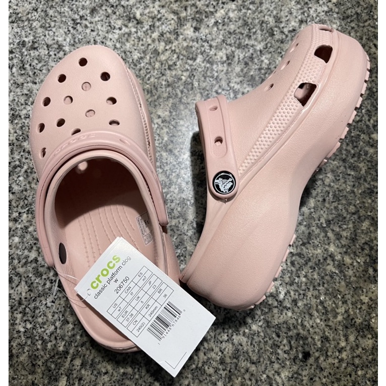 crocs meat pink