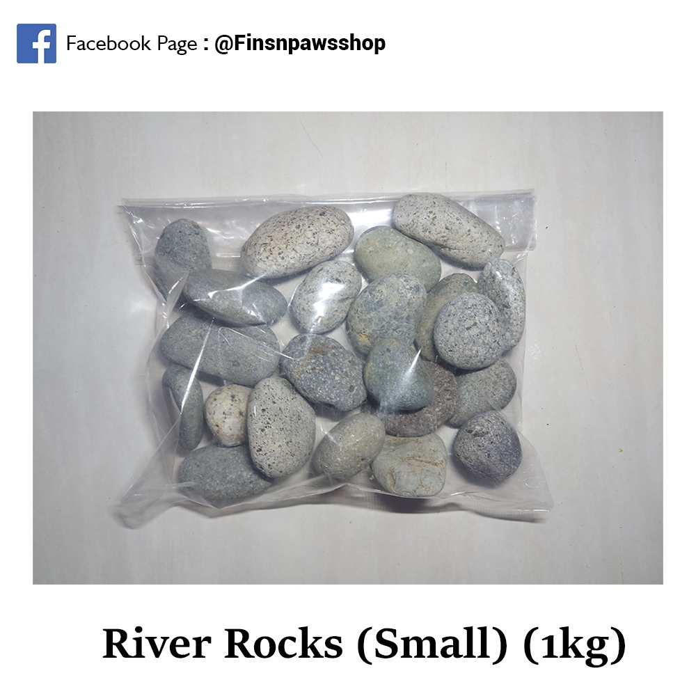 (Small) River Rocks for Aquarium Design (1kg) #3