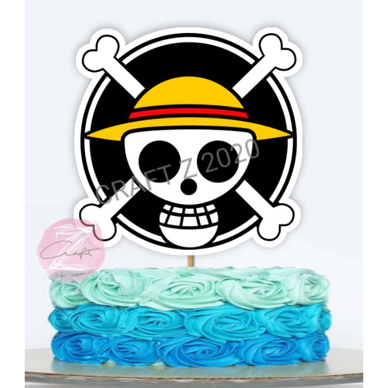 One Piece Logo Cake Topper Shopee Philippines