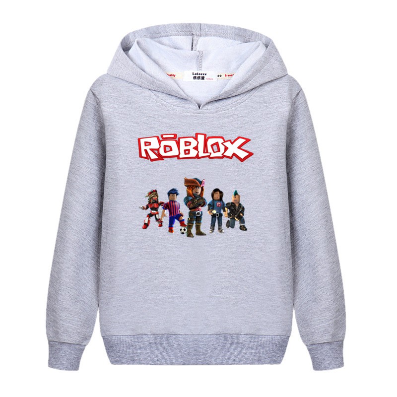 Fashion Hoodies Roblox Boys Sports Jacket Kids Cotton Sweater Child Coat Shopee Philippines - roblox light blue jacket