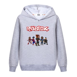 Boy Pullover Children Cotton Hoodies Roblox Print Sweatshirt Shopee Philippines