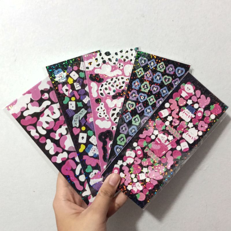 Polco Sticker Journal Diary Toploader Deco Holographic (5 Designs