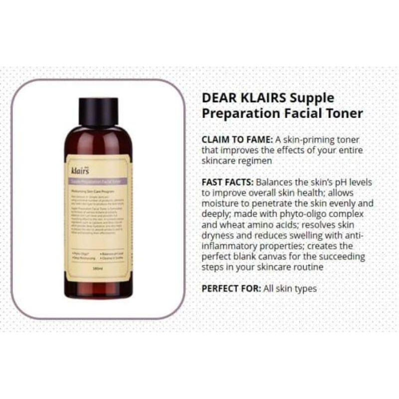 klairs toner shopee