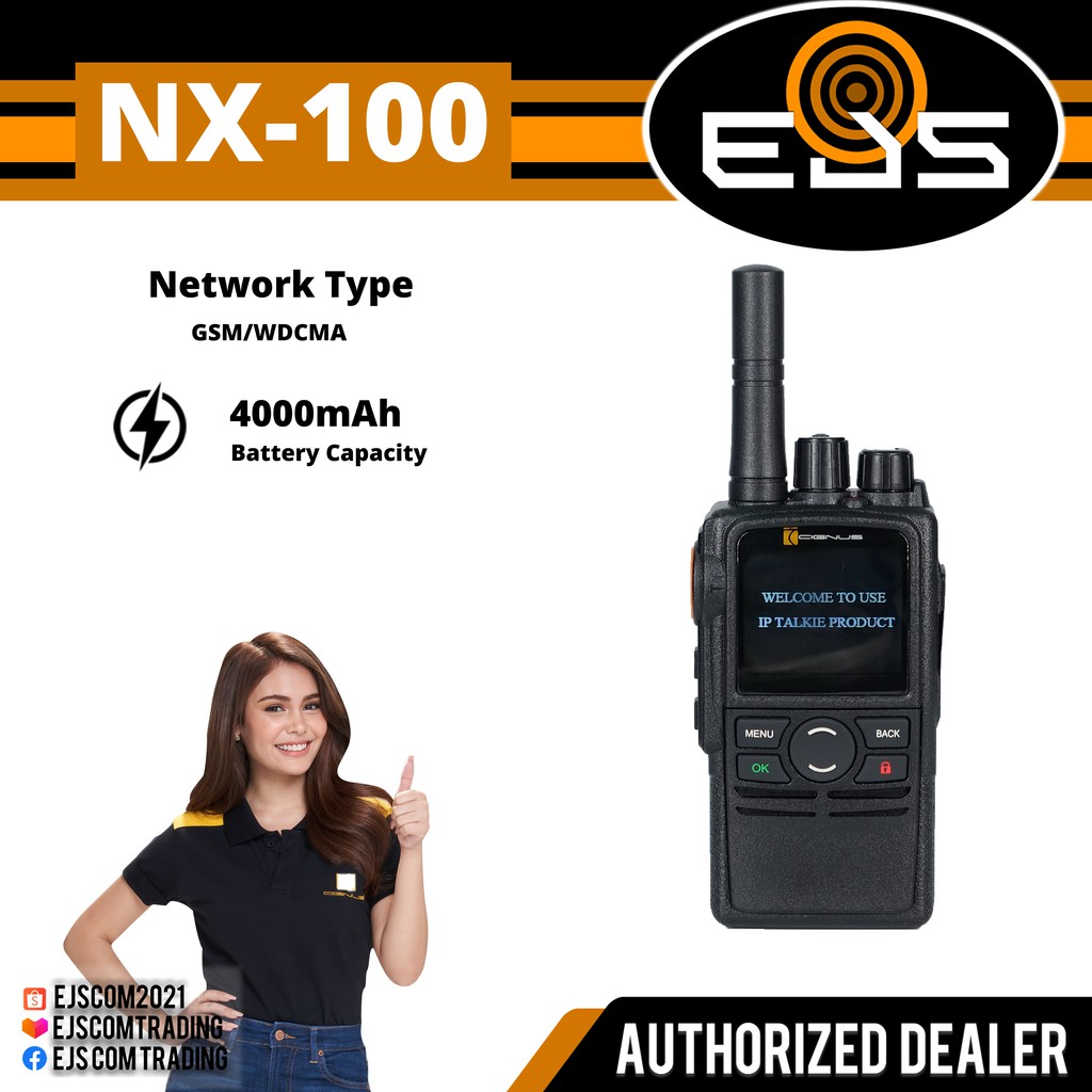 CIGNUS NX100 4G NETWORK PORTABLE TWO WAY RADIO Shopee Philippines