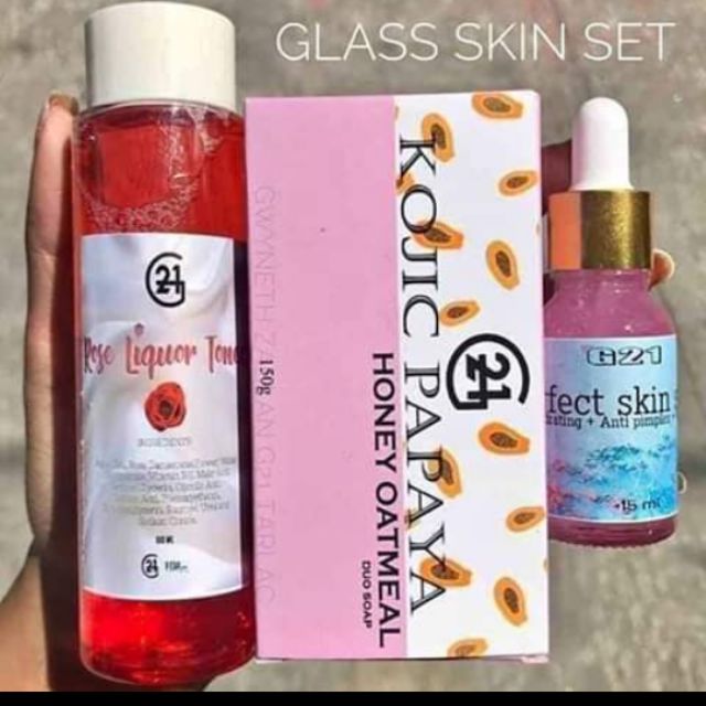 Complete G21 Glass skin set Shopee Philippines