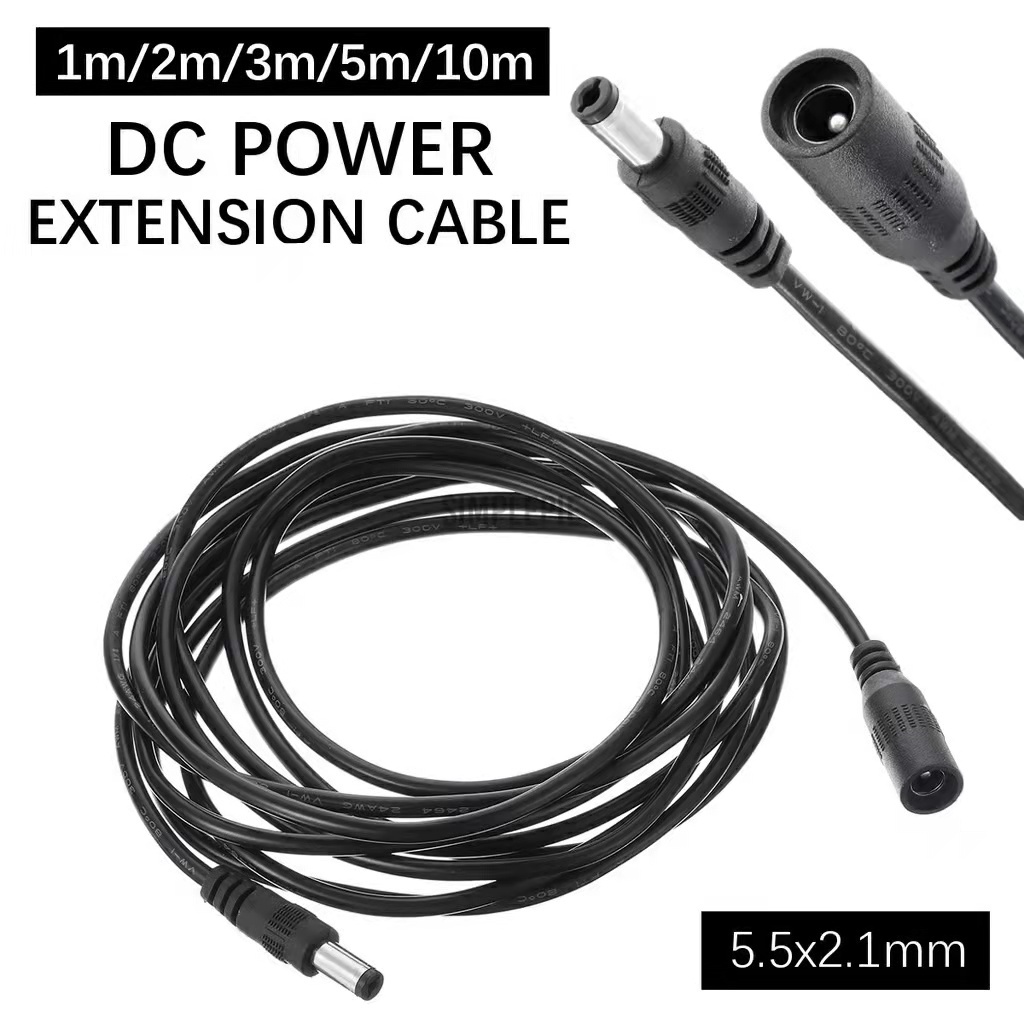 thumbnail image 2 of GINTOOYUN DC Y Splitter Cable 1 Male To 2 Female,5.5mm X 2.1mm DC Power Extension Adapter Cable,for CCTV Surveillance Cameras,Surveillance 2 of 13