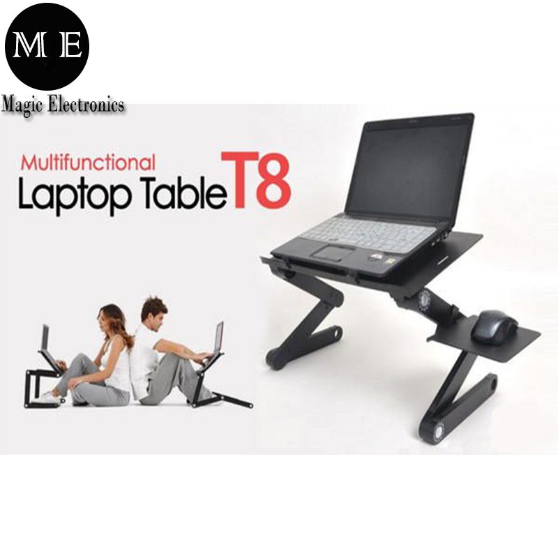 T8 multifunctional and foldable laptop table (black) Shopee Philippines