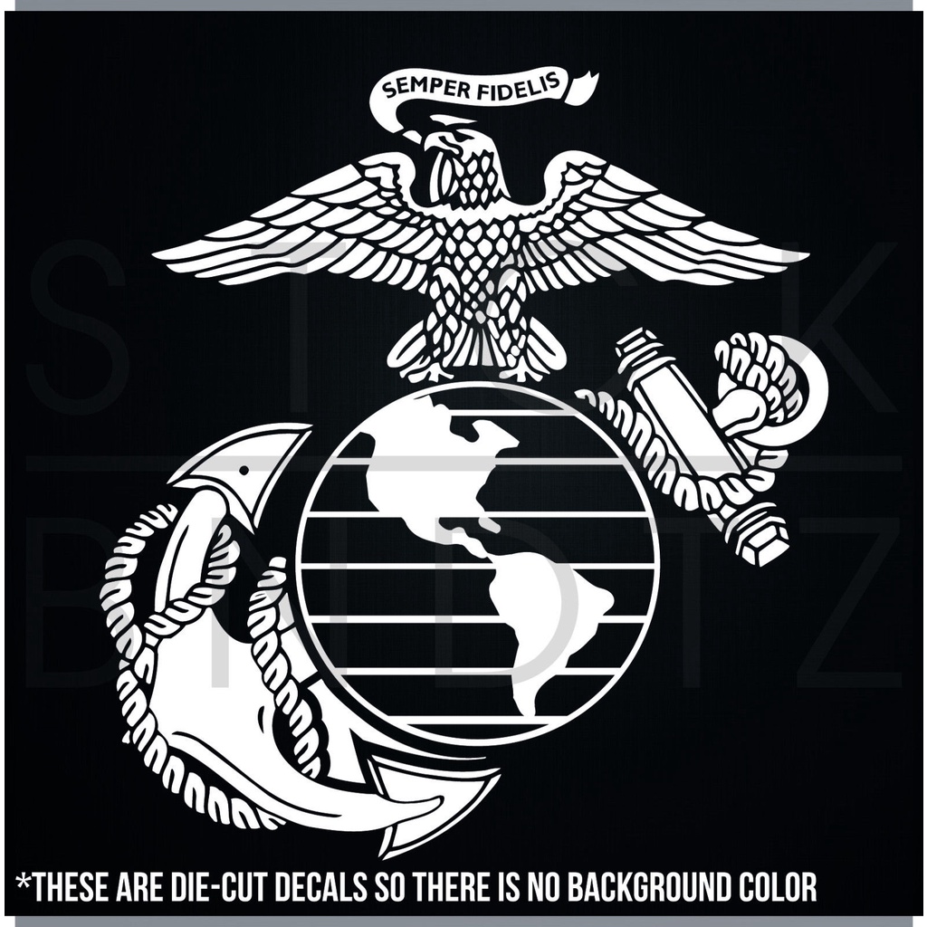 USMC MARINE CORPS VETERAN USA DECAL STICKER MACBOOK CAR TRUCK ...