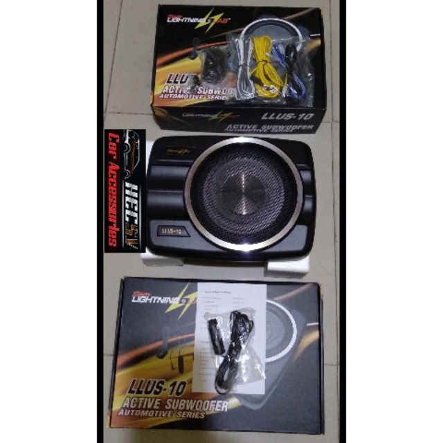 Lightning Lab Underseat Sub Amplified Active Subwoofer Shopee Philippines